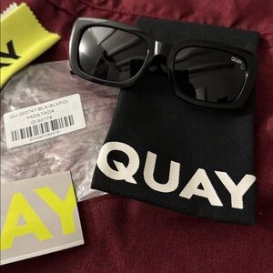 Quay Australia Bold Black Sunglasses